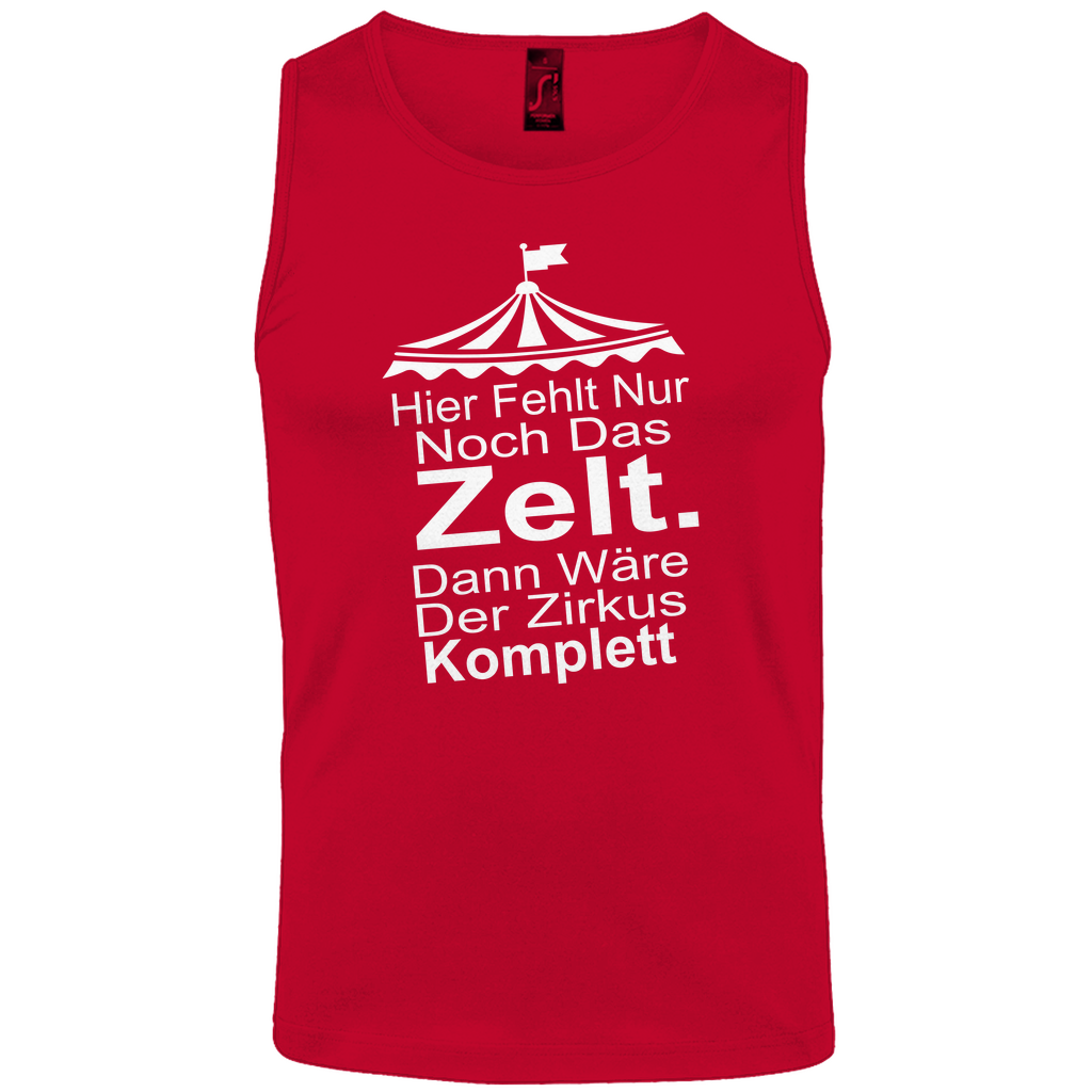 Herren Basic Tank Top hier fehlt nur noch-w