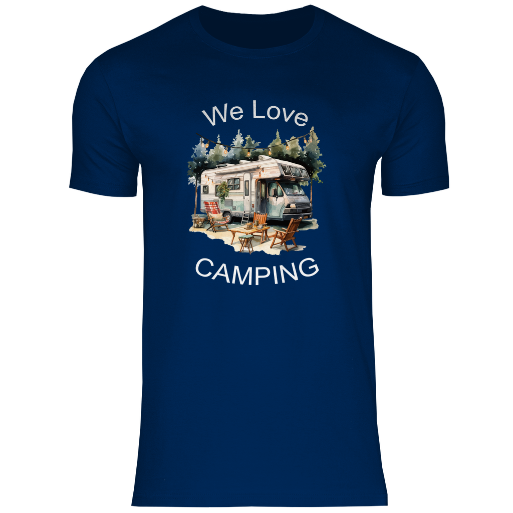 Herren T-Shirt we love camping-01