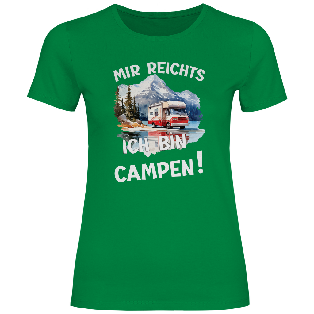 Damen T-Shirt camping-09