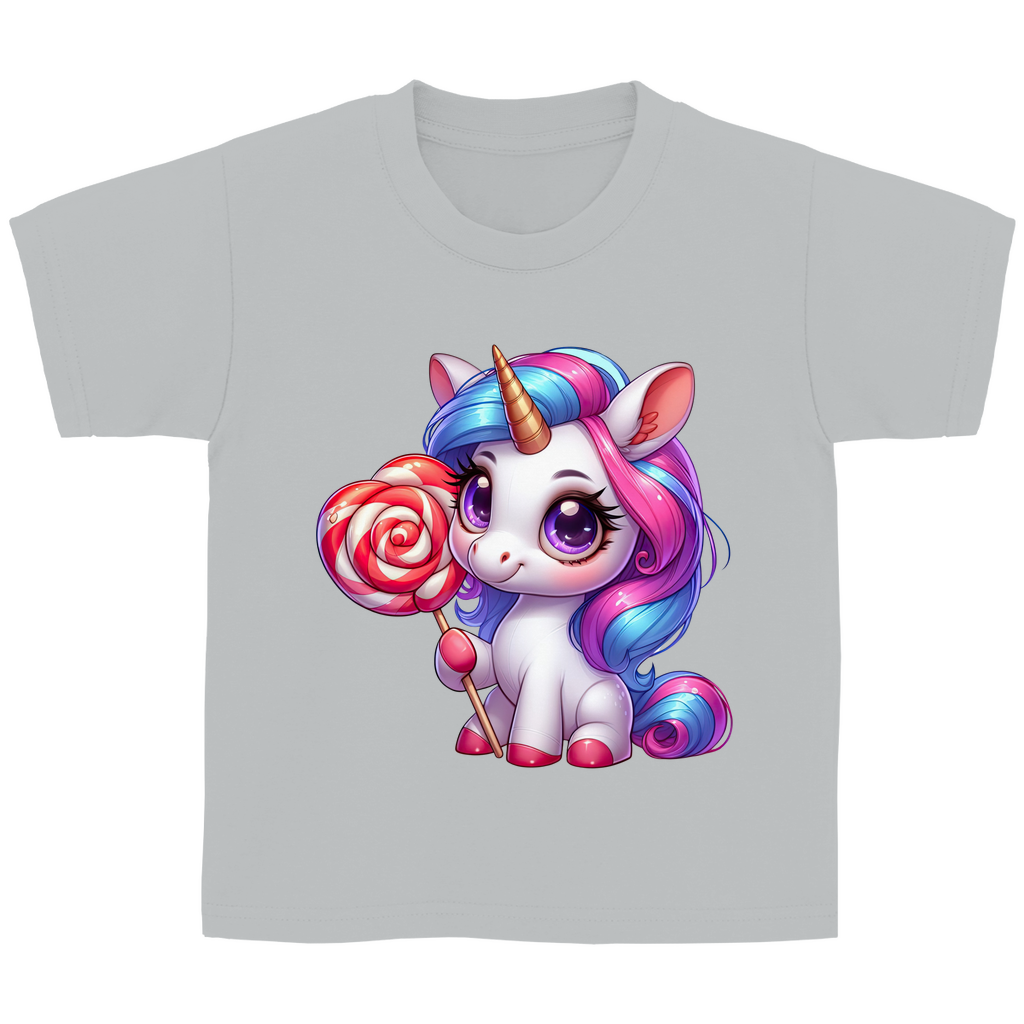 Kinder Basic T-Shirt Einhorn-02
