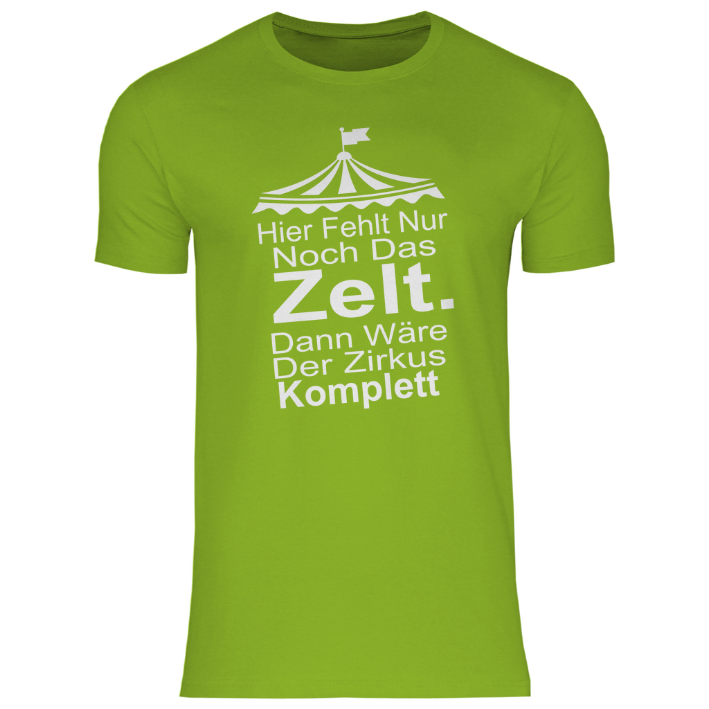 Herren T-Shirt hier fehlt nur noch-w