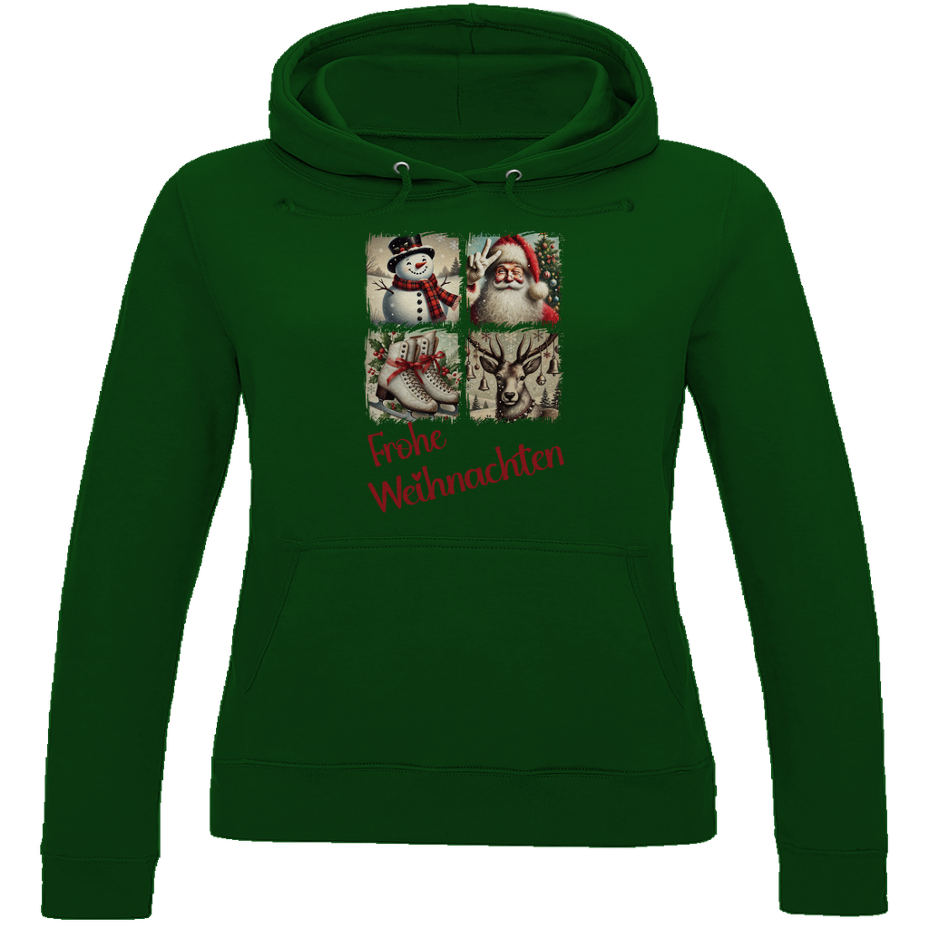 Damen Hoodie weihnachten-10