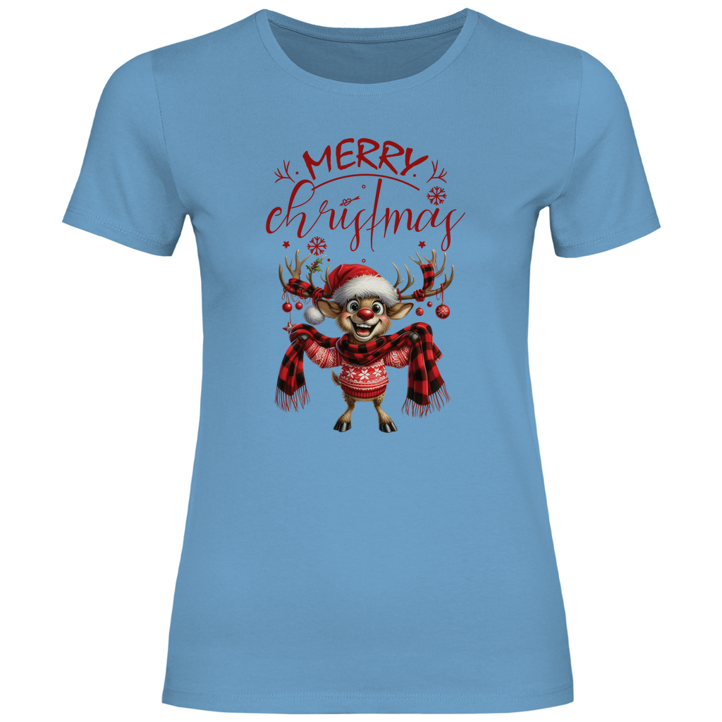 Damen T-Shirt weihnachten-12