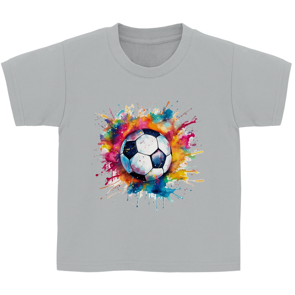 Kinder Basic T-Shirt Fußball-01