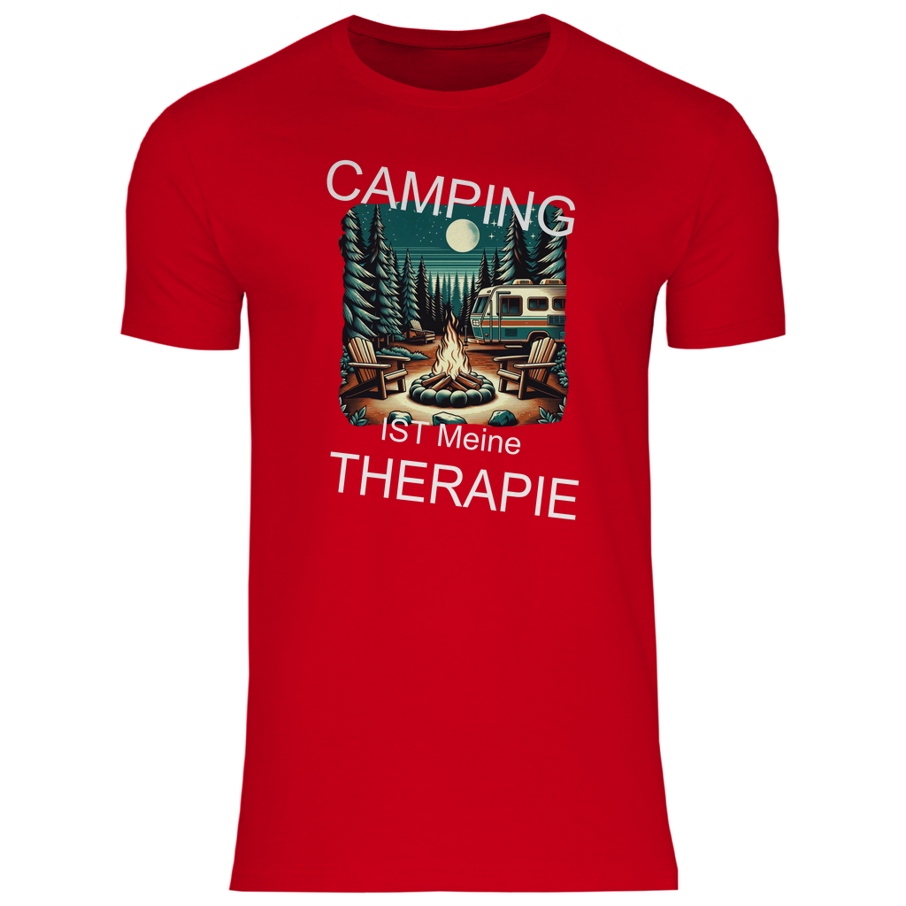Herren T-Shirt Camping-Therapie-01