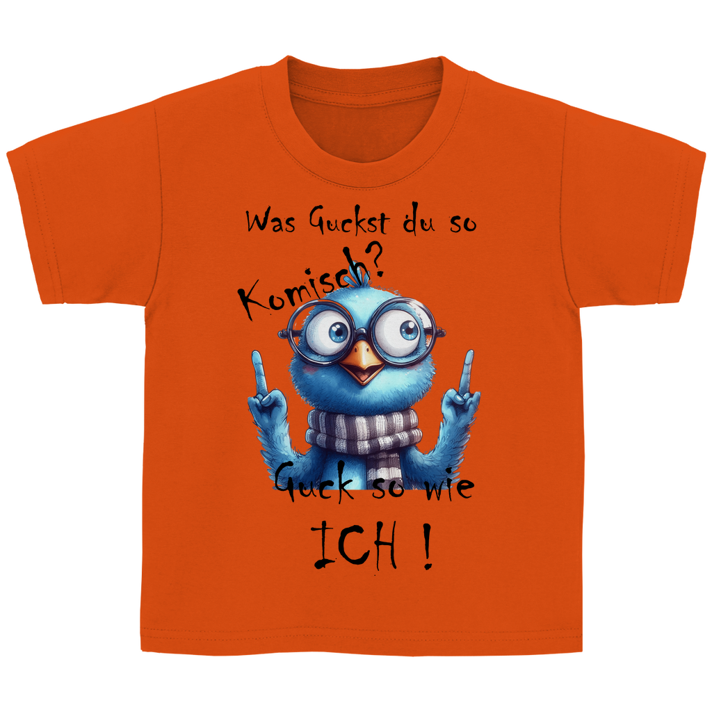 Kinder Basic T-Shirt was kuckst du ? 02S