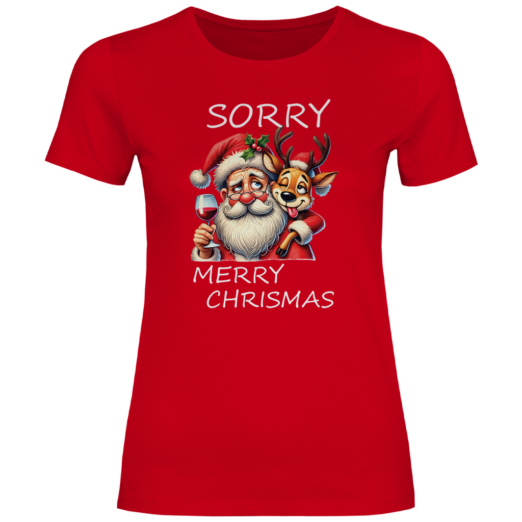Damen T-Shirt weihnachten-13