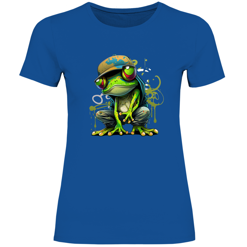 Damen T-Shirt Frosch-2