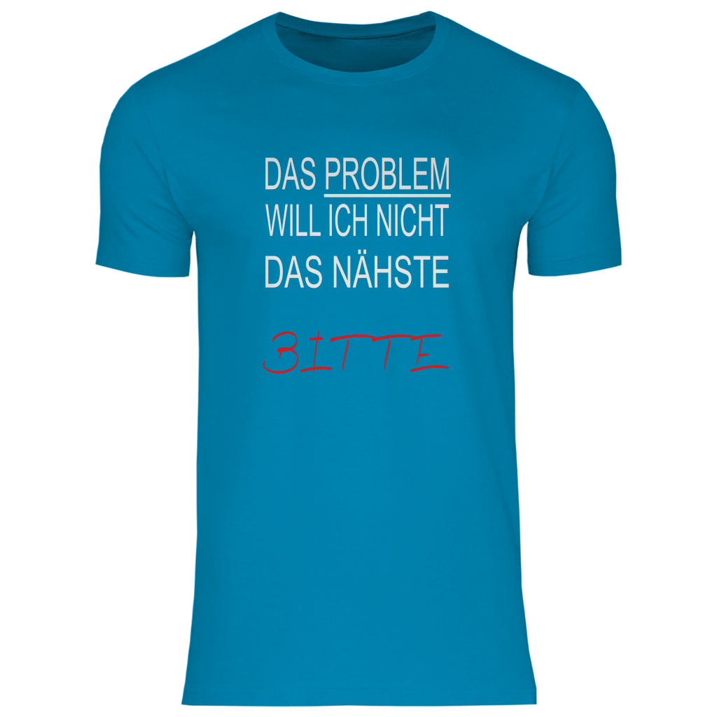 Herren T-Shirt das problem-w