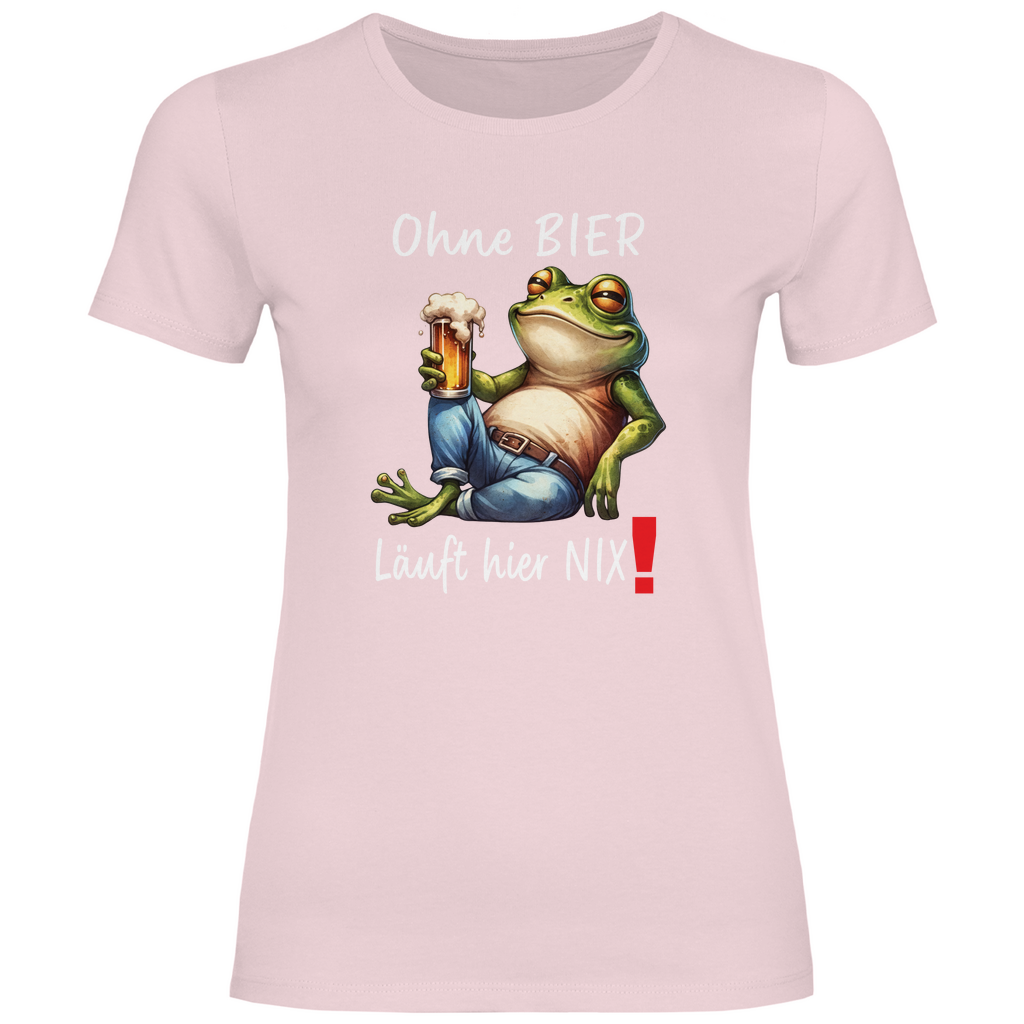 Damen T-Shirt Ohne Bier-01