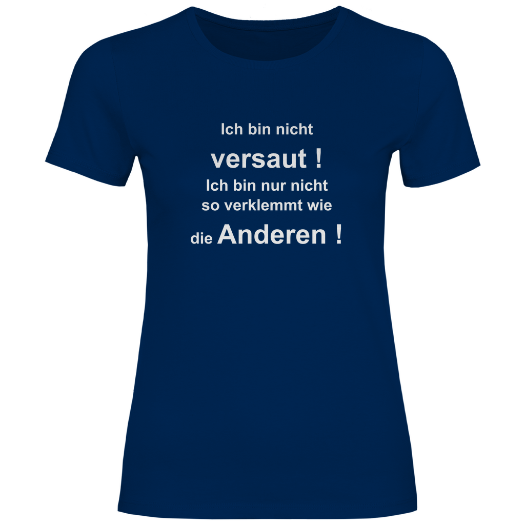 Damen T-Shirt ich bin nicht-01