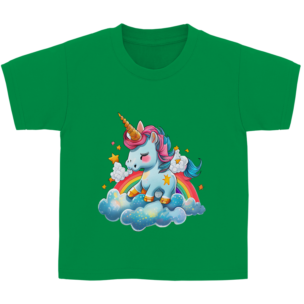 Kinder Basic T-Shirt unicorn-01