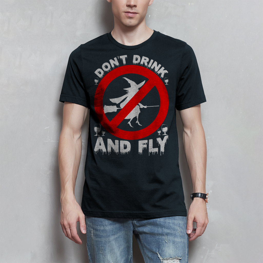 Herren T-Shirt dont drink and fly