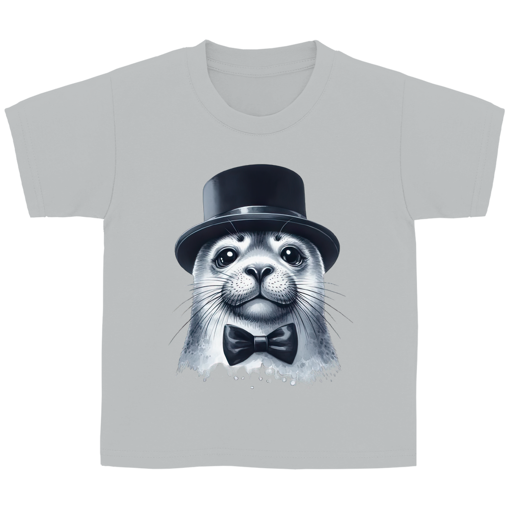 Kinder Basic T-Shirt Seehund-03