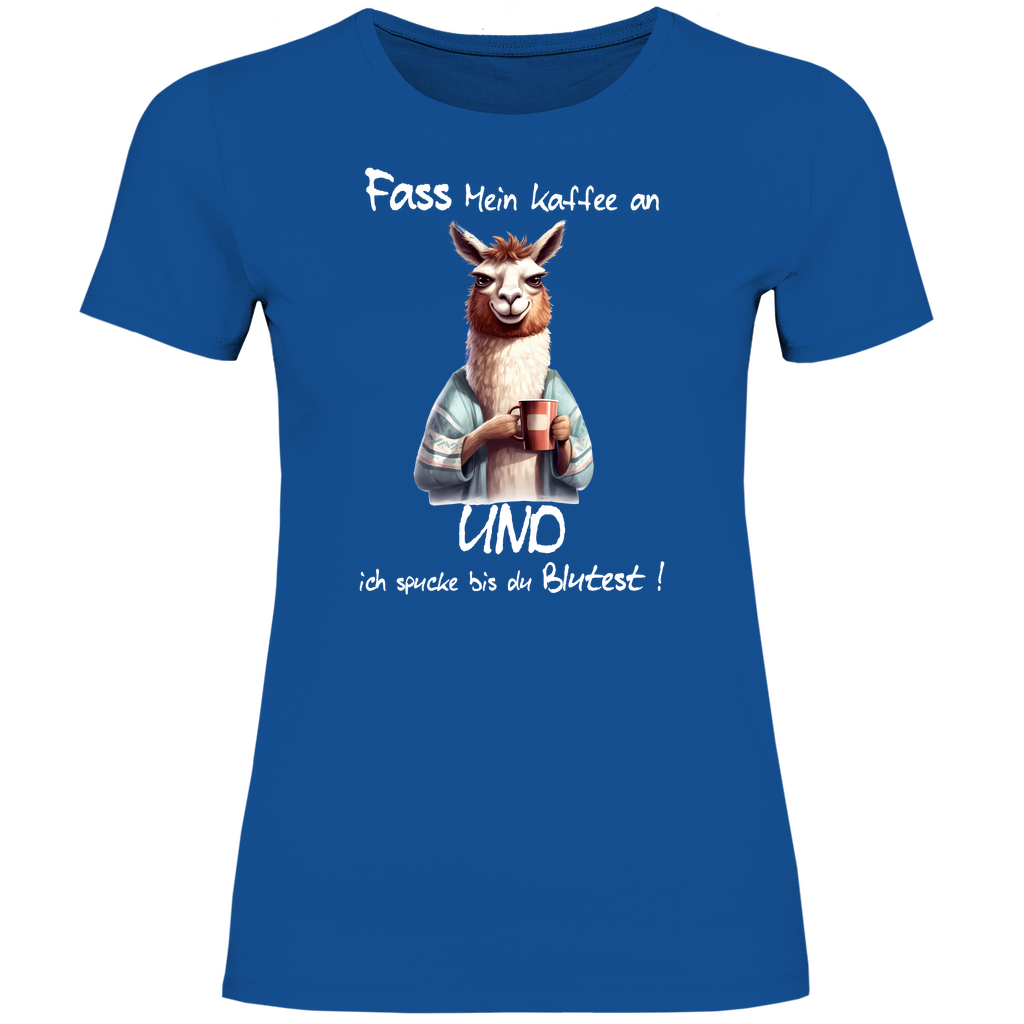 Damen T-Shirt Lama