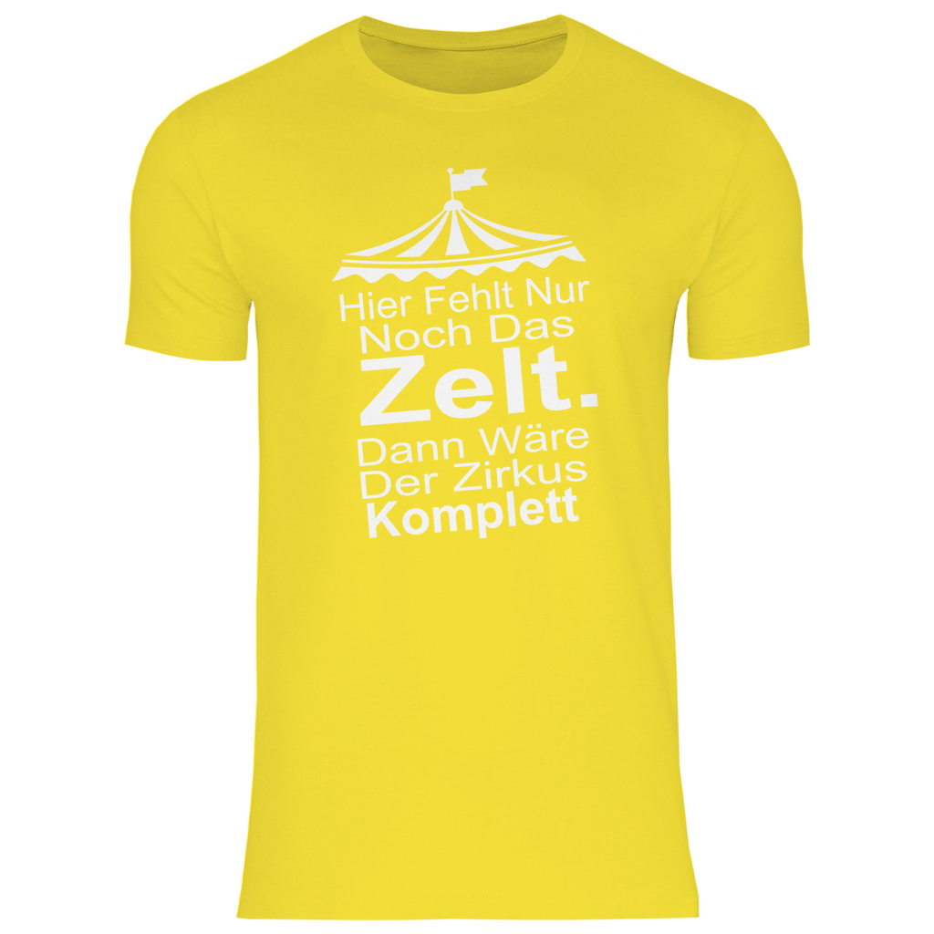 Herren T-Shirt hier fehlt nur noch-w