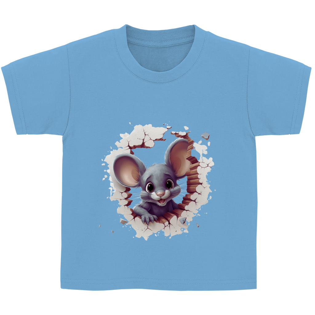 Kinder Basic T-Shirt maus-02