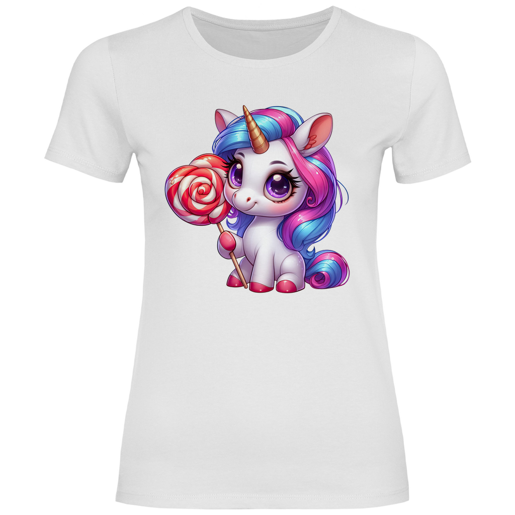 Damen T-Shirt Einhorn-02