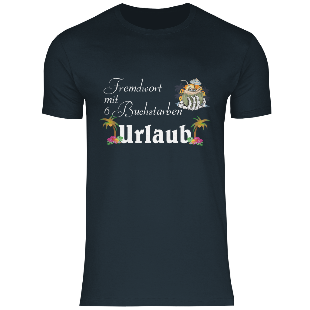 Herren T-Shirt Urlaub