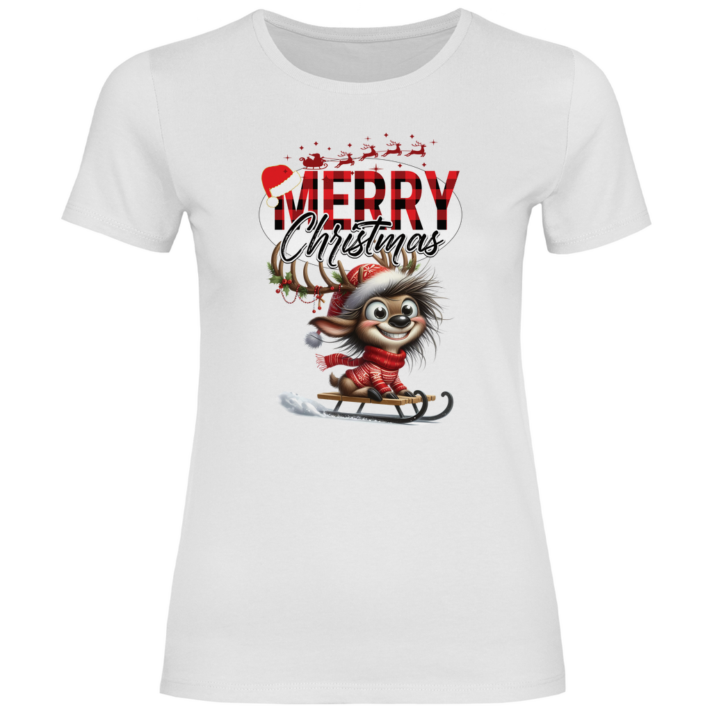 Damen T-Shirt weihnachten-11