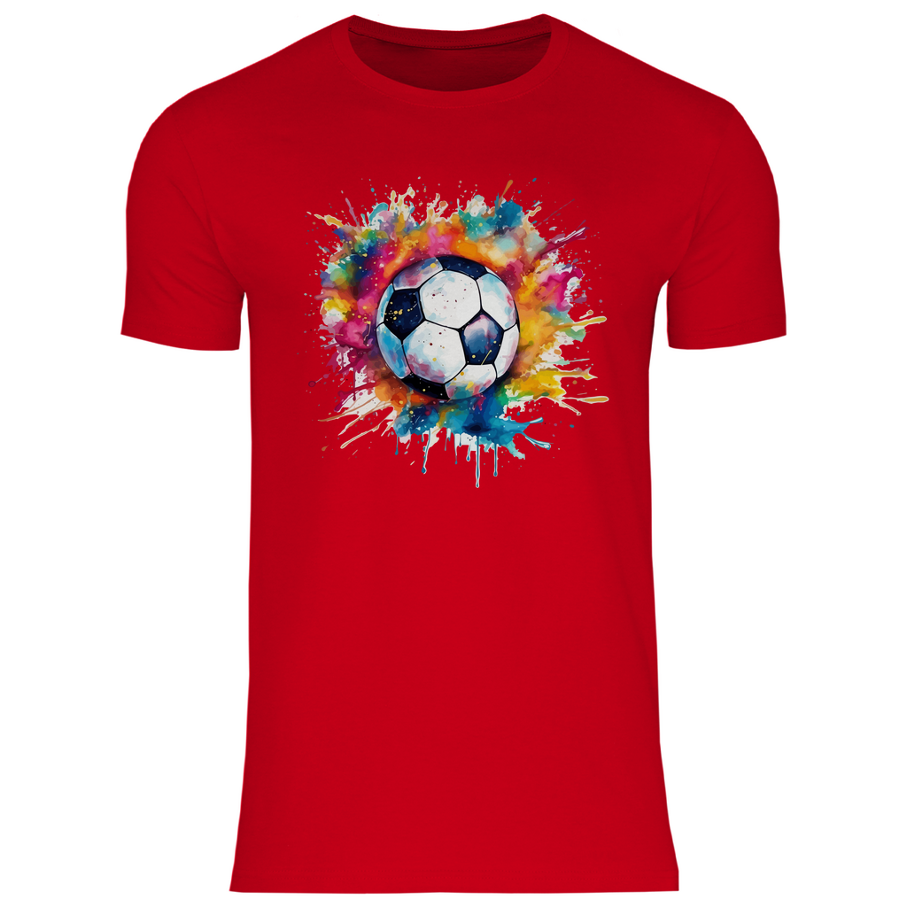 Herren T-Shirt Fußball-01