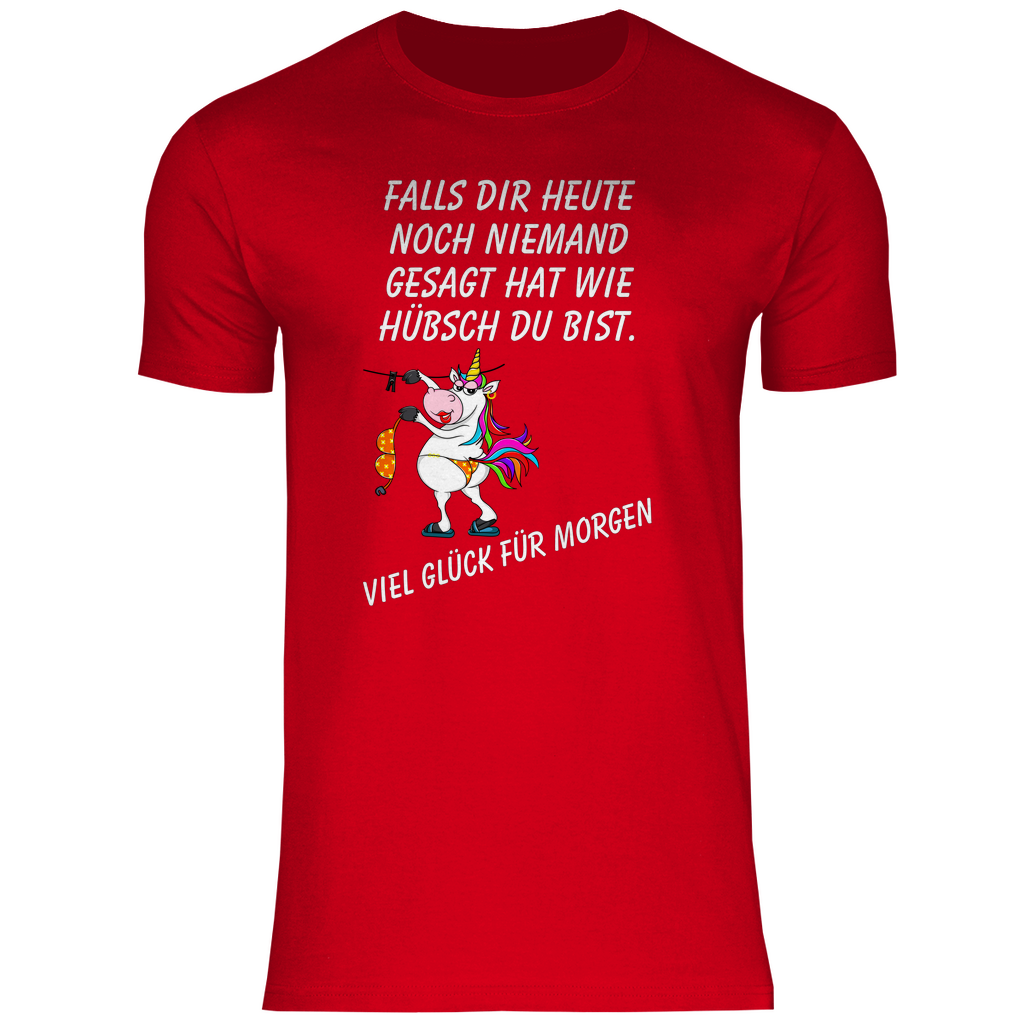 Herren T-Shirt wie hübsch