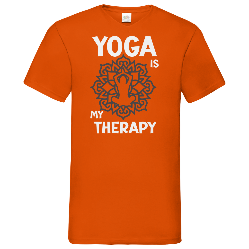 Herren Basic V-Neck T-Shirt YOGA-004