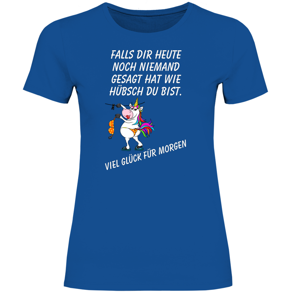 Damen T-Shirt wie hübsch