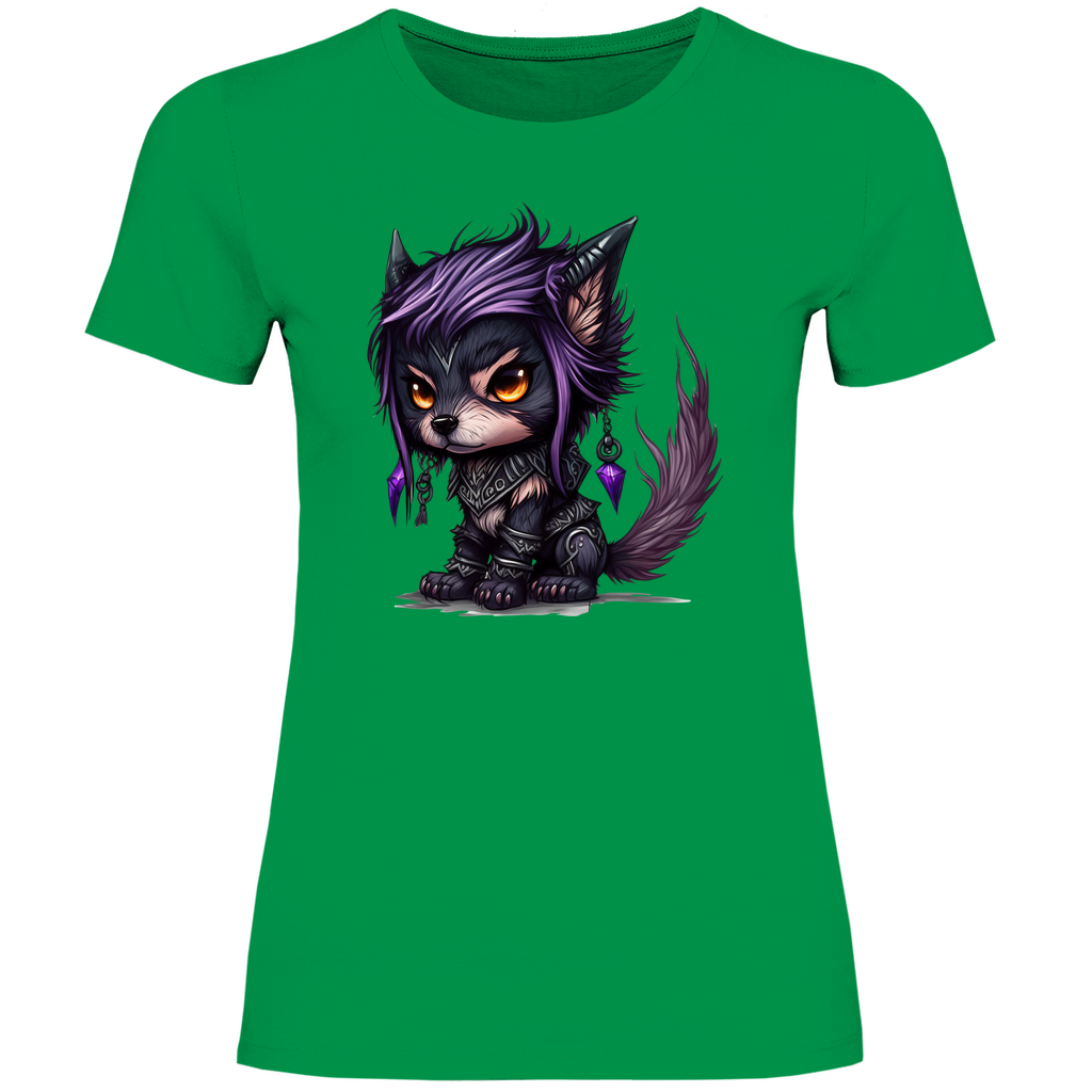 Damen T-Shirt wolf 01