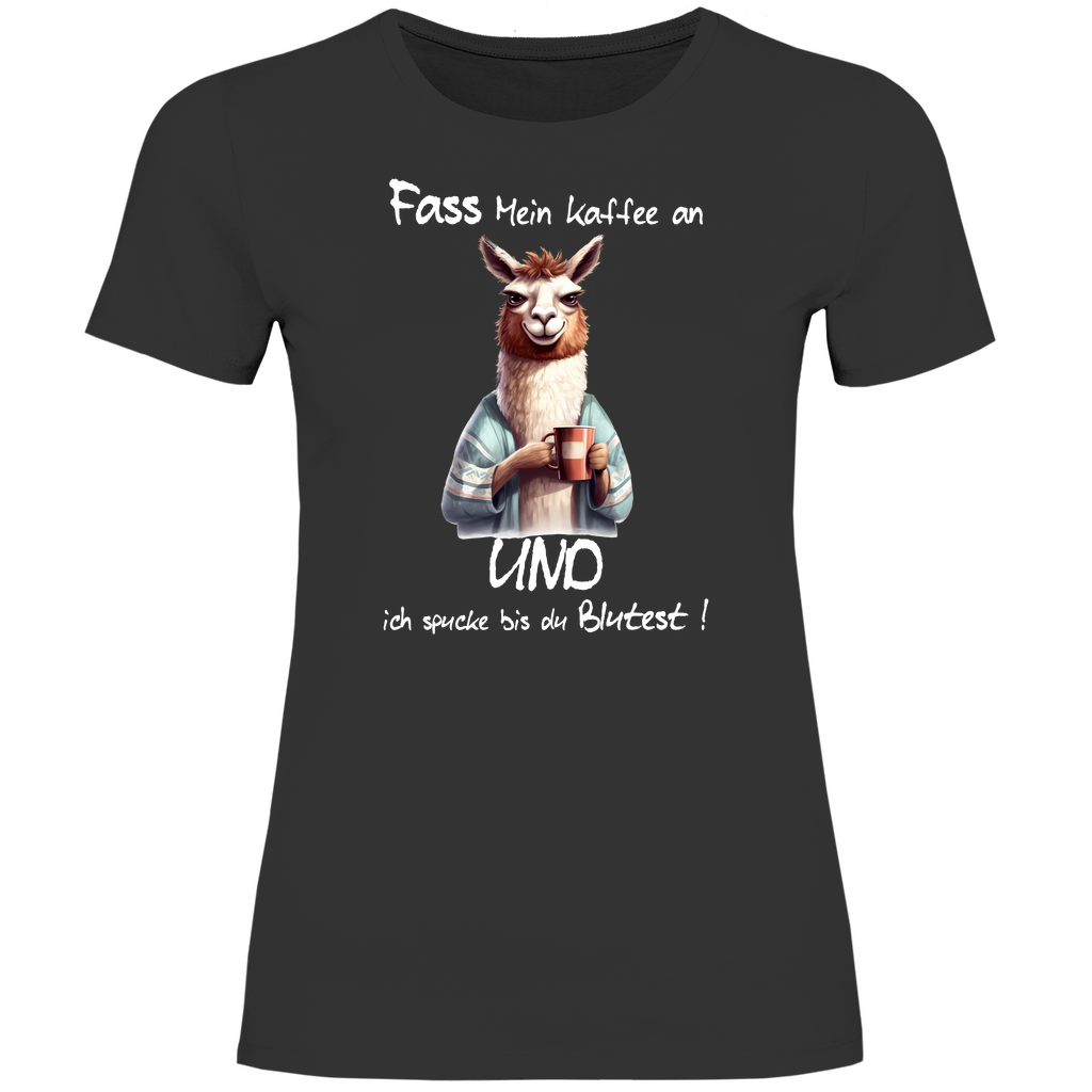 Damen T-Shirt Lama