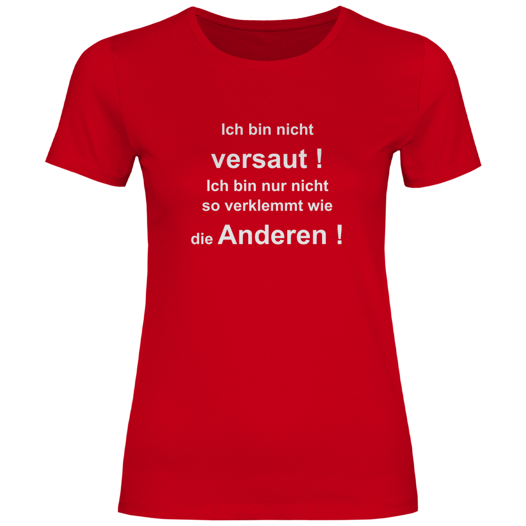 Damen T-Shirt ich bin nicht-01