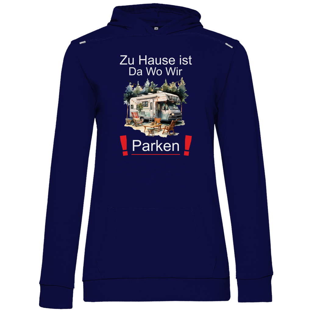 Damen Promo Hoodie zu hause ist da wo wir parken-02 camping