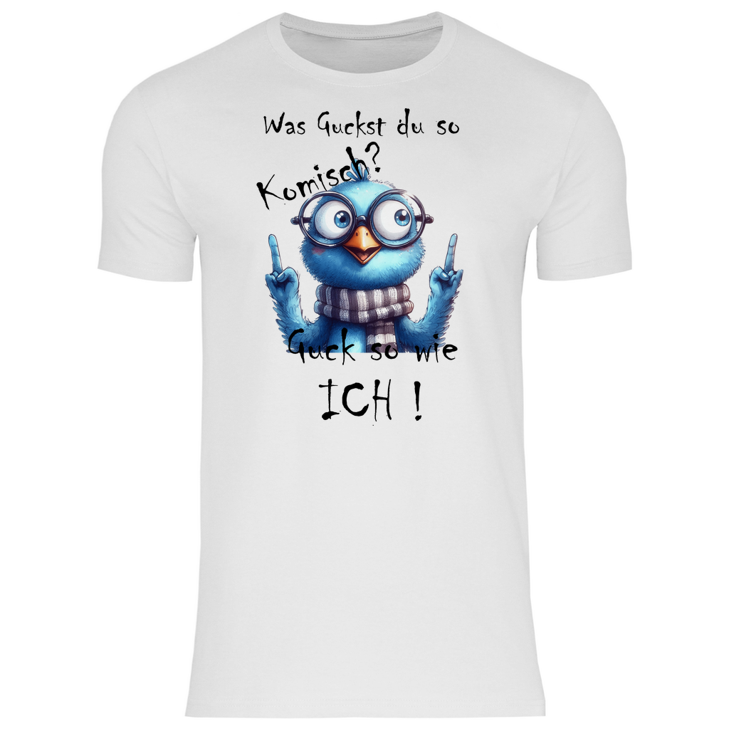 Herren T-Shirt was kuckst du ? 02S