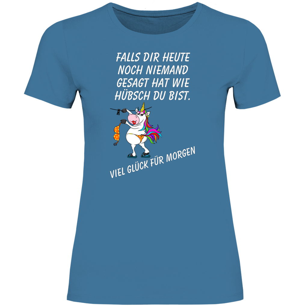 Damen T-Shirt wie hübsch