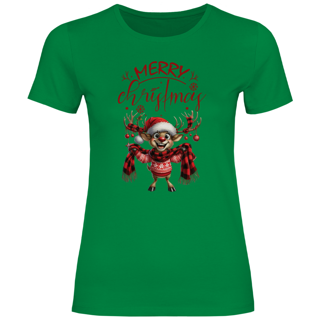 Damen T-Shirt weihnachten-12