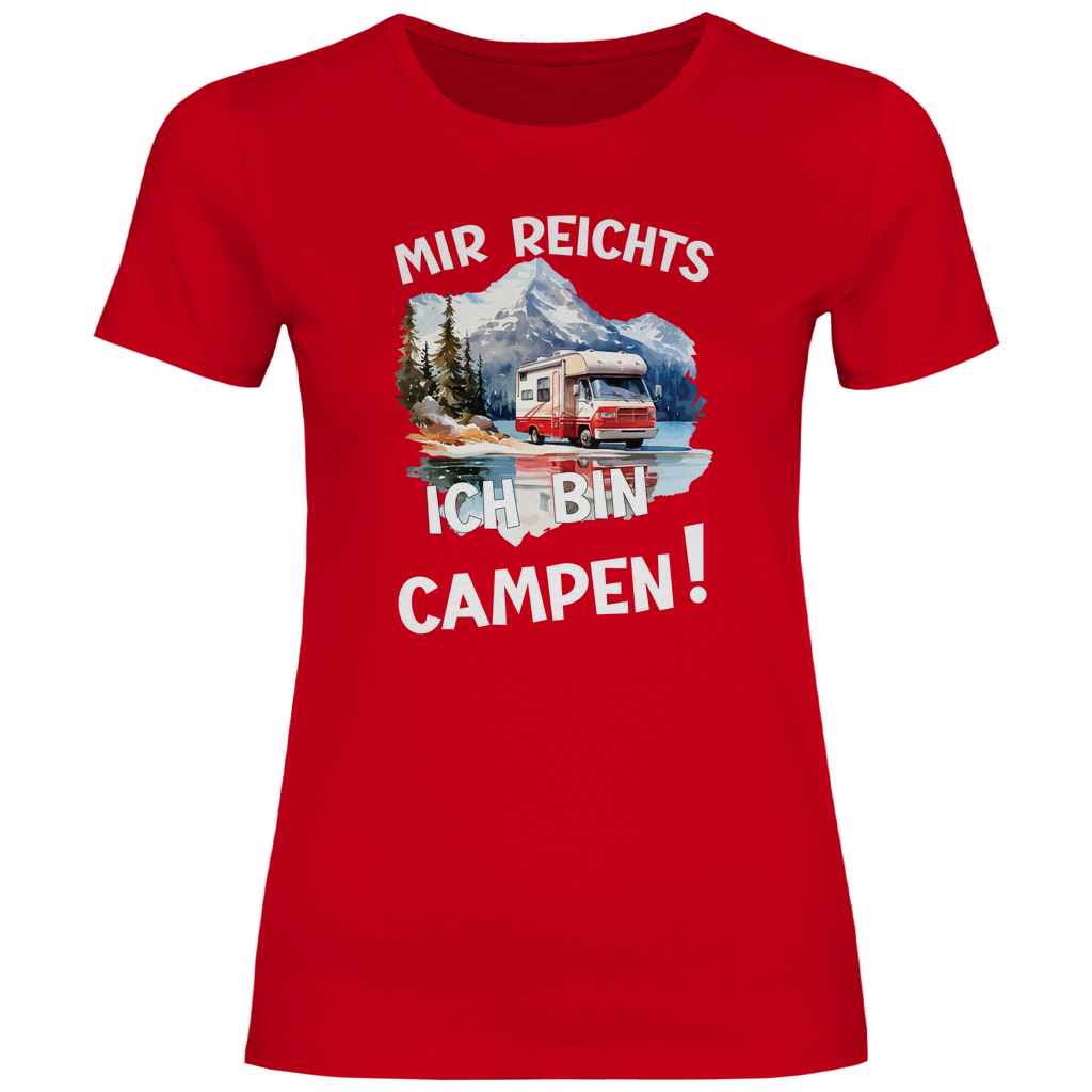 Damen T-Shirt camping-09