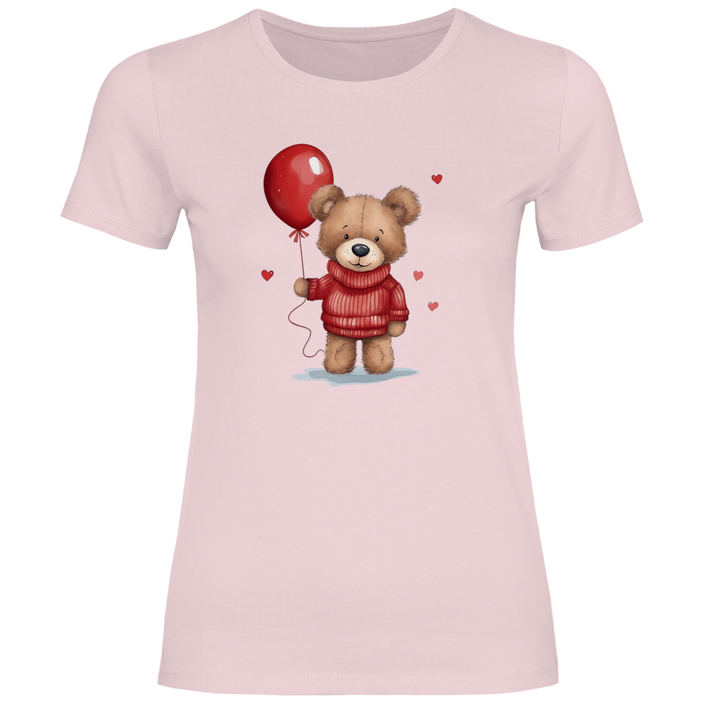 Damen T-Shirt Teddybär-01