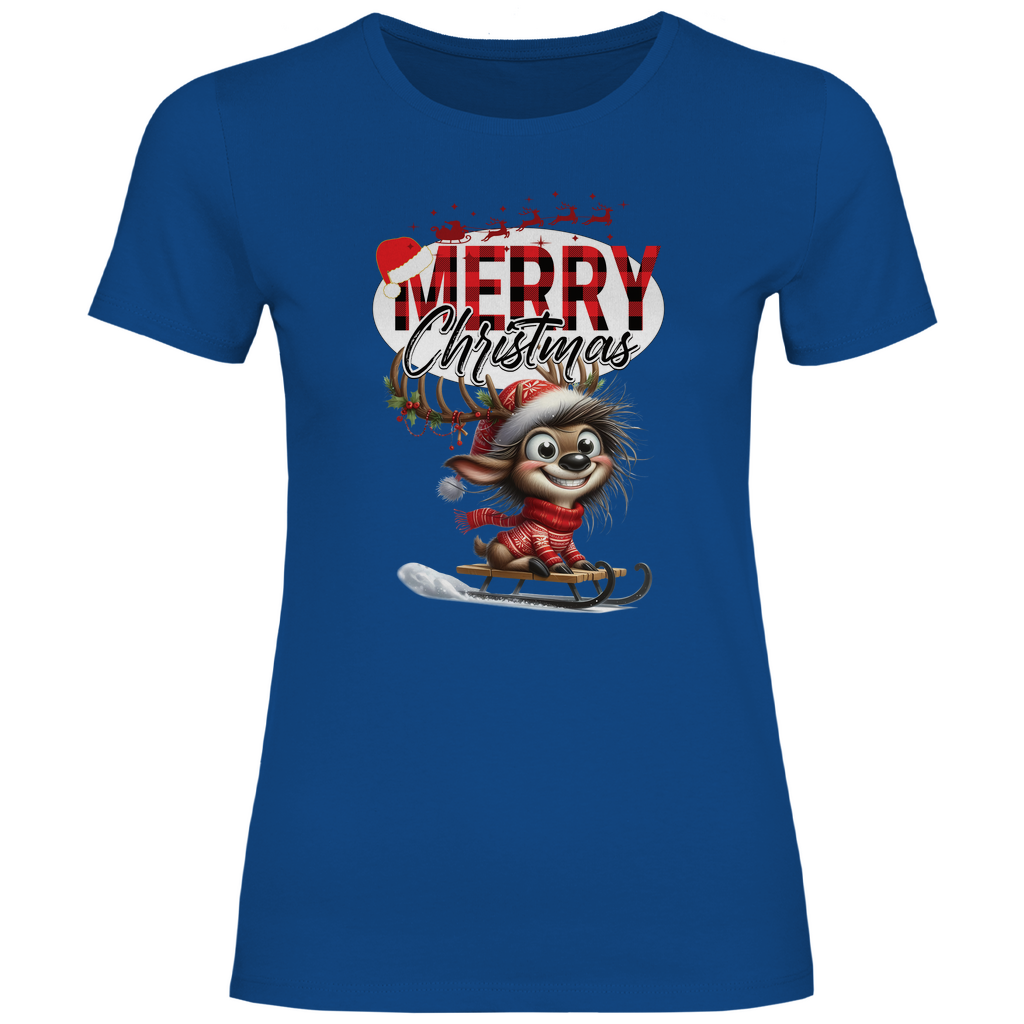 Damen T-Shirt weihnachten-11