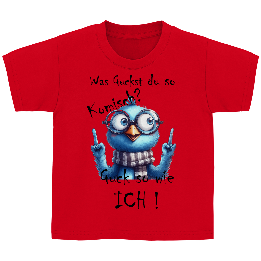 Kinder Basic T-Shirt was kuckst du ? 02S