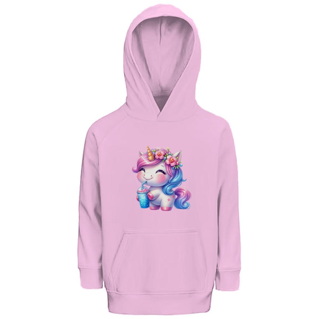 Kinder Premium Bio Hoodie kinder-einhorn-01