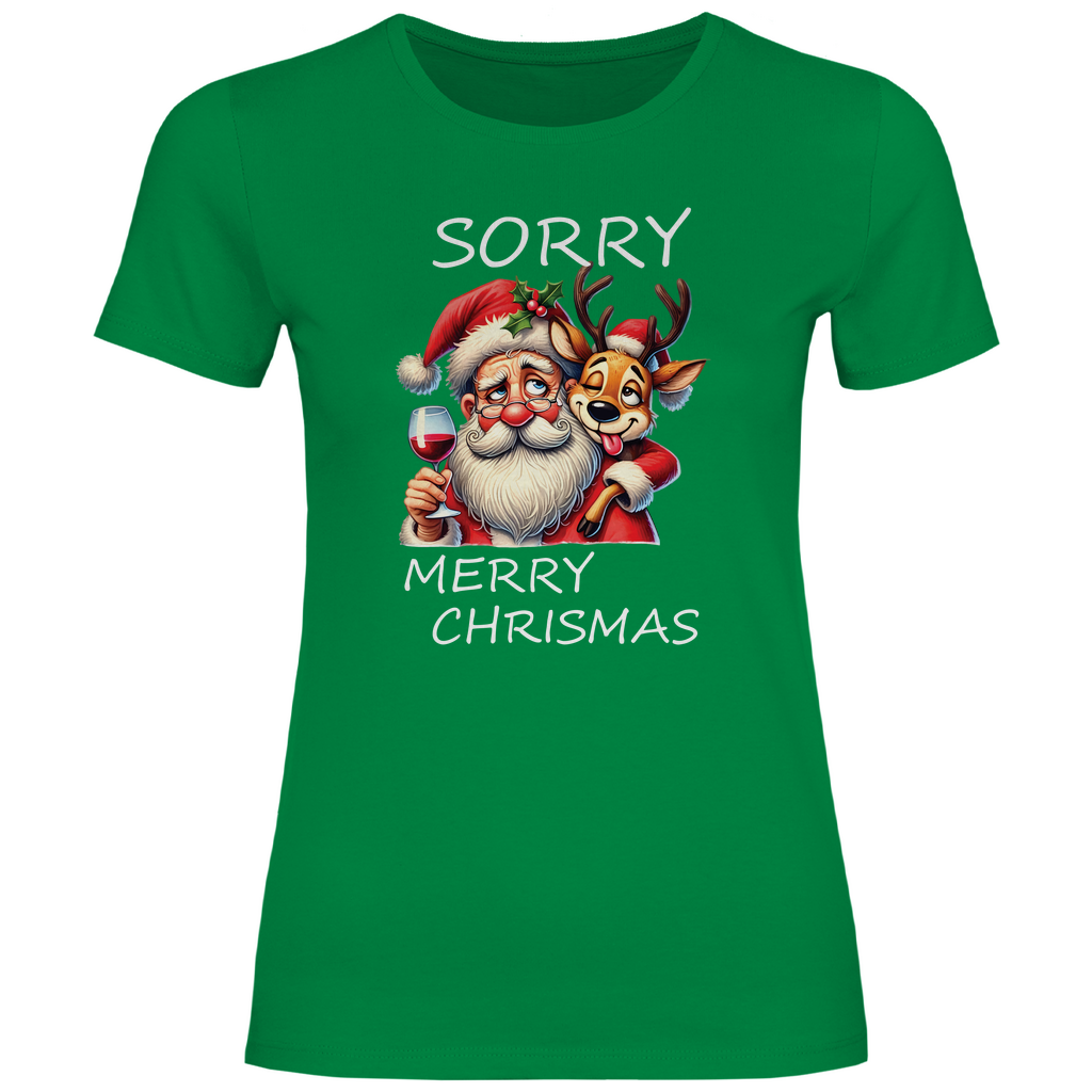Damen T-Shirt weihnachten-13