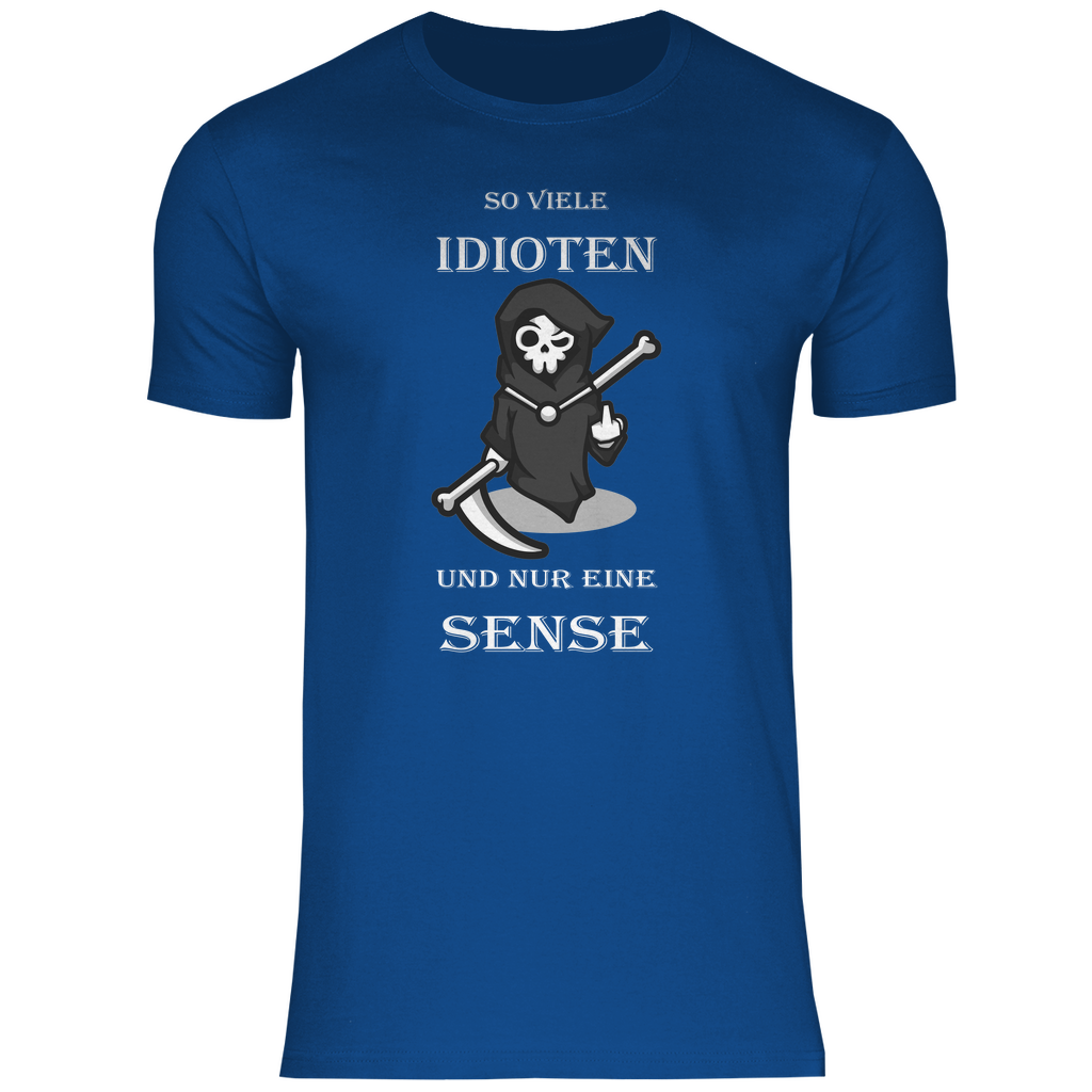 Herren T-Shirt So viele Idioten-01