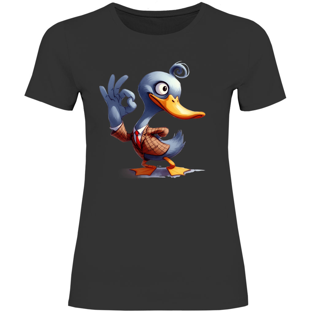 Damen T-Shirt ente01
