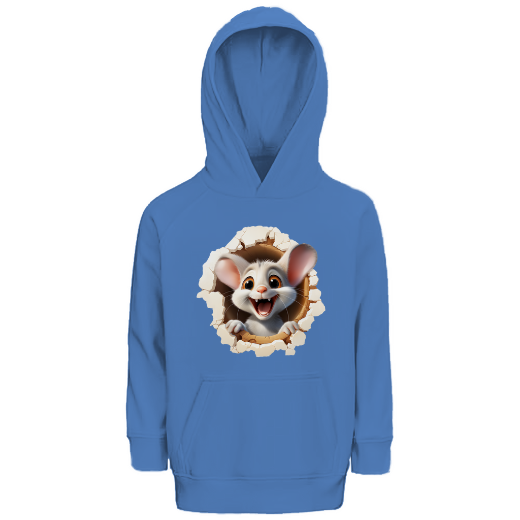 Kinder Premium Bio Hoodie maus-01