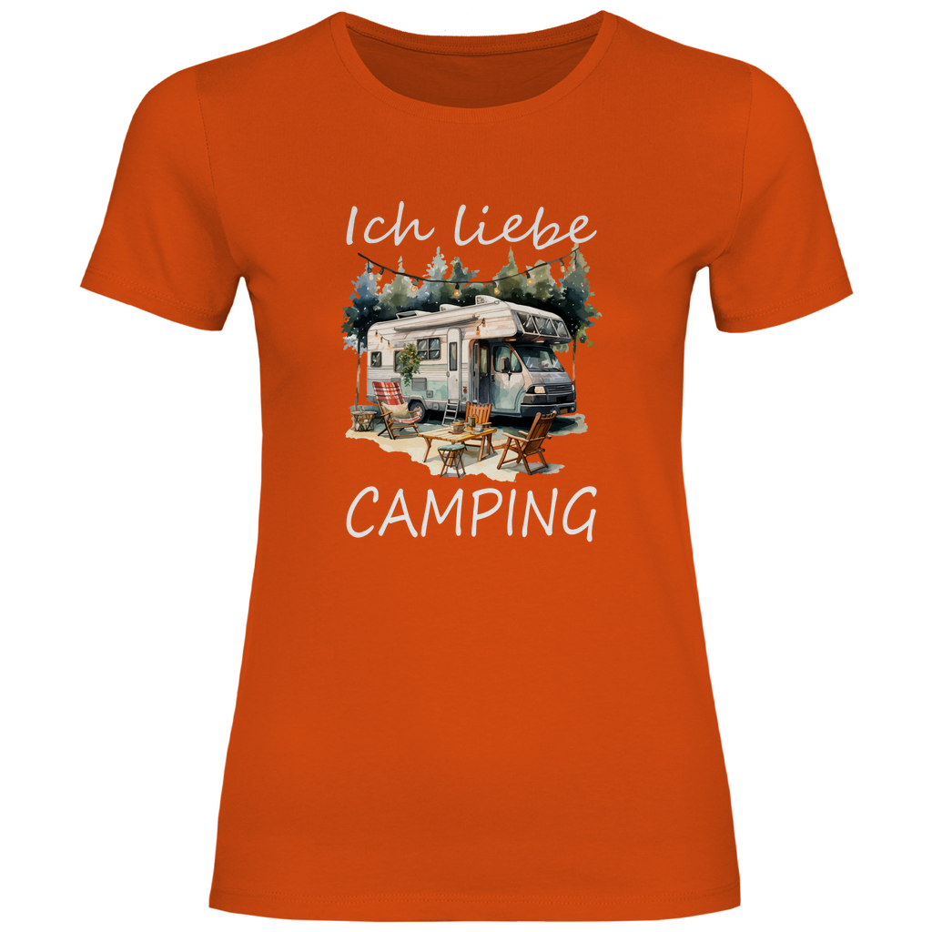 Damen T-Shirt camping-08
