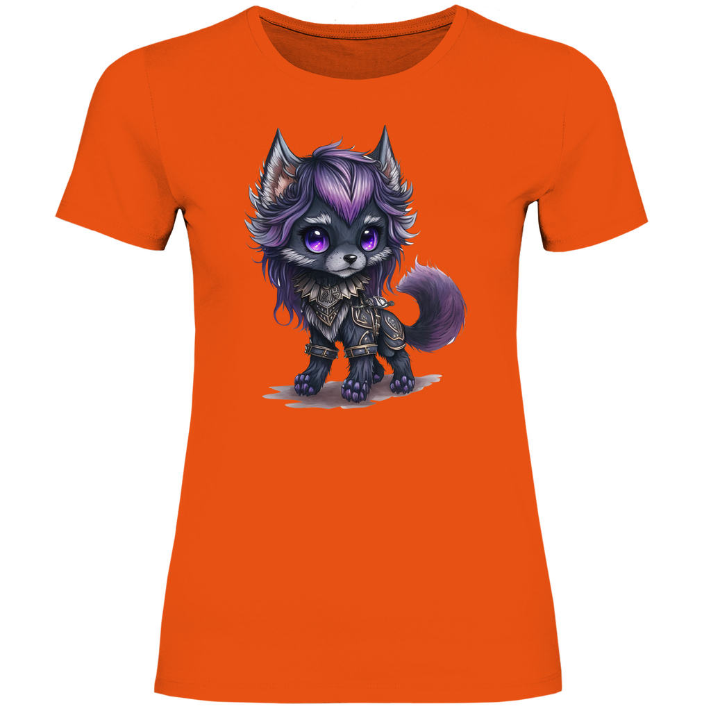 Damen T-Shirt wolf 02