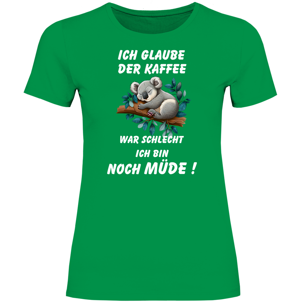 Damen T-Shirt kaffee-01