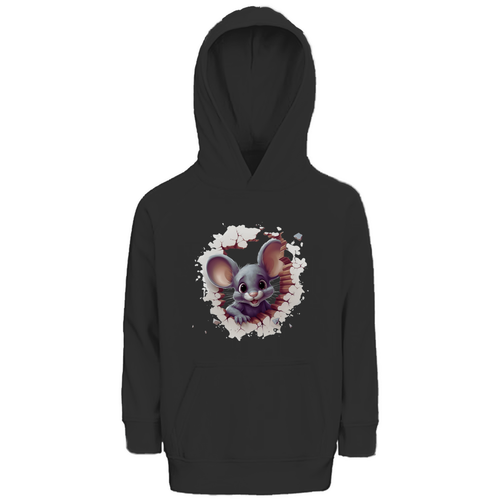 Kinder Premium Bio Hoodie maus-02