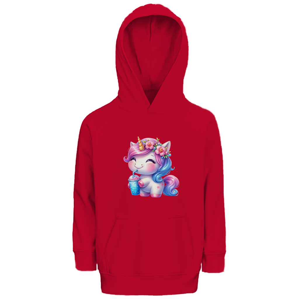 Kinder Premium Bio Hoodie kinder-einhorn-01