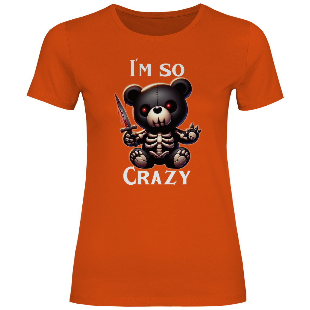 Damen T-Shirt crazy-001